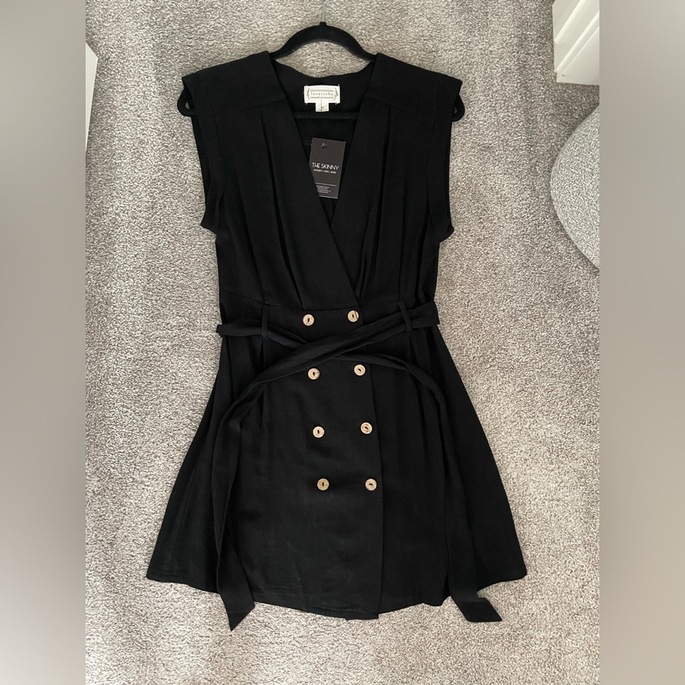Black Dress with tie